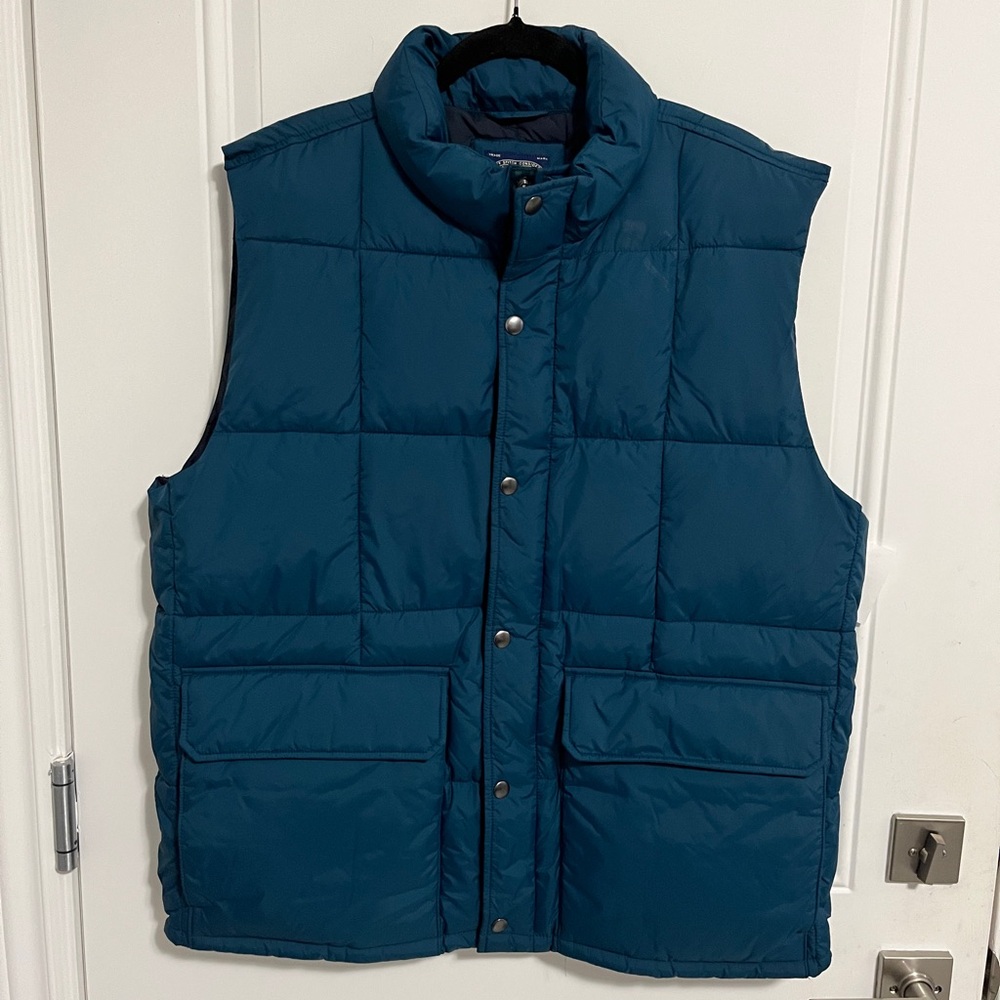 NWT - J. Crew Men’s Nordic Puffer Vest with PrimaLoft - Size XL